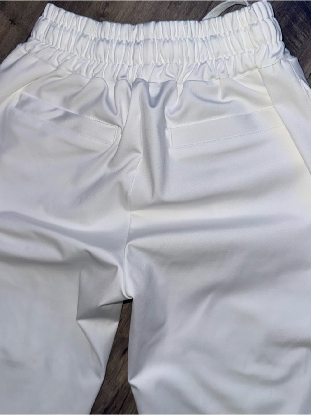 Manière De Voir White Cargo Jogger Pants Size 4 NWOT Luxe Streetwear - Picture 5 of 8